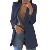 Damenblazer für das Büro | Formalstil – Marine Blau