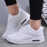 Stilvolle Vegane Leder Damen Sneakers - Valencia – Weiß