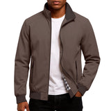 Gezim – Lässige Bomber Jacke – Braun