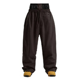 Unisex-Skihose im Cargo-Stil | locker geschnitten – Braun