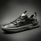 Sneakers aus milano-leder – Schwarz
