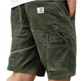 Lucas - Veredelte Cargoshorts – Dunkelgrün