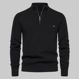 Ludvig™ - Klassischer und Zeitloser Pullover mit Hohem Tragekomfort – Schwarz