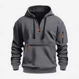 Lars - Hoodie mit Reißverschluss (1 Kaufen, 1 GRATIS dazu) – Dunkelgrau