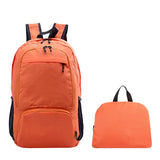 Leicht Faltbar Unisex Reise Rucksack | Draußen – Orange