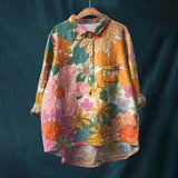 Hannah™ - Bluse mit Blumenmuster – Gelb