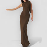Helena | Zeitlos schickes Kleid – Braun