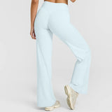 Neria | Gerade Yoga Hose – Hellblau