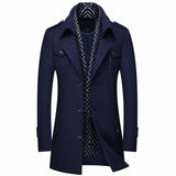 Scott | Woll-Winterjacke – Marineblau