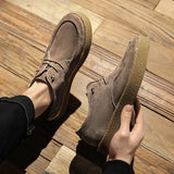 Harper™ Mokassin-Sneaker Aus Wildleder Mit Gummisohle - Smart Casual Stil In Taupe – Khaki