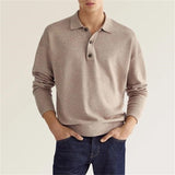 Luca – Der Polo-Pullover für moderne Männer mit Stil – Beige