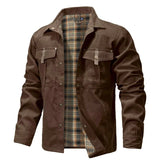Ironwood™ Overshirt-Jacke Mit Kariertem Innenfutter – Braun