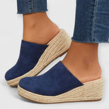 Lania | Elegante Komfort-Sandale – Blau