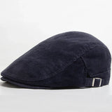 Beeckhoven™ | Stylish Corduroy Cap – Marineblau