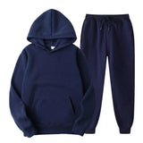 Erik | Sportiver Herren-Track­suit – Marineblau