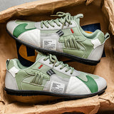 Mats | Bunte Retro-Sneaker – Grün