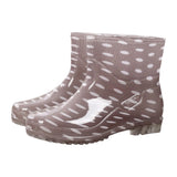 Damen Wasserdichte Gummistiefel | Mit Bunter Druck – Grau