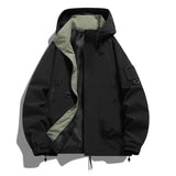 Herren Jacke | Lockeren Schnitt geeignet für Winterlagen – Schwarz