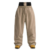 Unisex-Skihose im Cargo-Stil | locker geschnitten – Beige