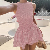 Bellamy™ Kleid Mit Gesmoktem Oberteil Und Stufenrock – Rosa
