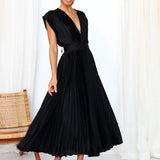 Hedwig | Elegantes Damenkleid – Schwarz