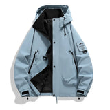 Herren Jacke | Lockeren Schnitt geeignet für Winterlagen – Hellblau