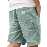 Jesper – Bequeme Cargoshorts – Grün