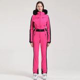 Einteiliger Skianzug für Damen | Wintersportbekleidung – Rosa