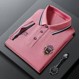 Mariusz – Atmungsaktives Kurzarm Polo Hemd – Rosa
