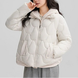 FrostHaven™ Steppjacke Mit Kuscheliger Kapuze – Beige