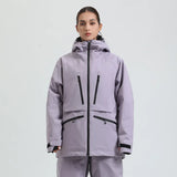 Unisex-Skijacke für Wintersport | funktionale Ausführung – Lila