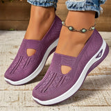 Madelline - Damen-Slipper mit Keilabsatz – Violett