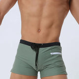 Marlou | Herren Schwimmshorts – Olivgrün
