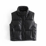 Elegante Weste für Damen | Kurz – Schwarz