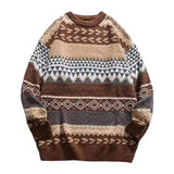 Levi | Vintage Isländischer Pullover – Kaffee