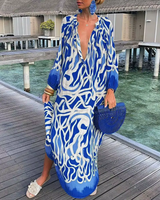 Nia | Lässiges Maxi-Kleid – Blau