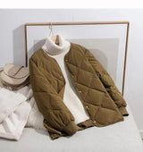 Vielseitige damenjacke für herbst und winter - modisch und warm – Braun