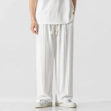 Ezra - Hose mit flexiblem Bund – Weiß