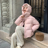 Wilda - dick gesteppte winterjacke – Rosa