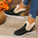 WinterEase™ Sneakers mit Handgefertigter Verarbeitung und Weichem Plüschfutter / Premium-Komfort mit Modernem Design! – Schwarz