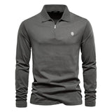 Jared – klassisches poloshirt – Dunkelgrau
