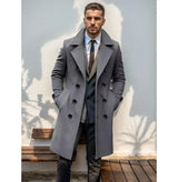 Casimir - herren-winterjacke im vintage-stil – Grau