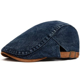 Otto | Premium Denim Flat Cap für Herren (1+1 GRATIS) – Dunkelblau