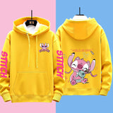 Stitch-pullover - perfekt passende looks für familien und paare – Gelb1