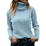 Jocelyn | damen rollkragenpullover – Hellblau