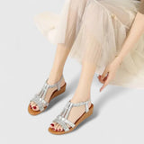 Pina | ELEGANTE ORTHOPÄDISCHE SANDELE – Silber