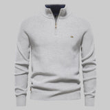 Ludvig™ - Klassischer und Zeitloser Pullover mit Hohem Tragekomfort – Hell grau