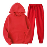 Erik | Sportiver Herren-Track­suit – Rot
