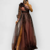Roffa | Elegantes MAXIKleid – Blassrosa