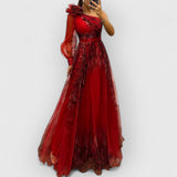 Roffa | Elegantes MAXIKleid – Rot